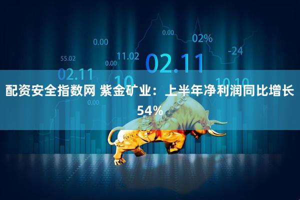 配资安全指数网 紫金矿业：上半年净利润同比增长54%